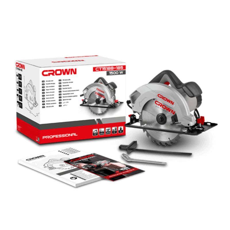 Máy cưa đĩa CT15188-185 CROWN - Ảnh 2